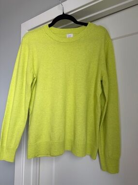 a new day Lime Crew Neck Sweater